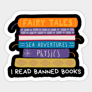 I Read Banned Books Sticker